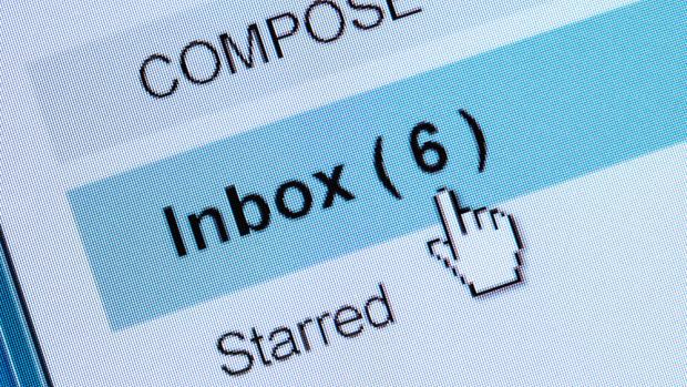 Photo of an email inbox